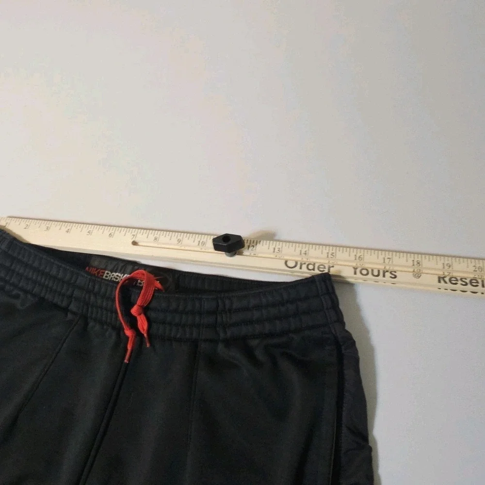 Vintage Nike Basketball Pants Joggers Track  M‎ Ankle Zip Logo Drawstring